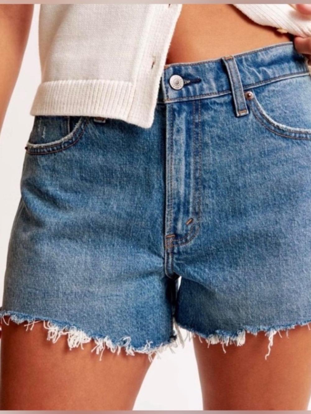 Abercrombie‎ & Fitch 90s Relaxed Jean Shorts Size 29 Stretch